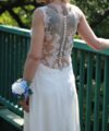 Second Hand Brautkleid Bianco Evento A-Linie Gr. 38 Foto 3