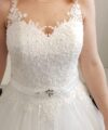 Second Hand Brautkleid Miss Germany A-Linie Gr. 36 Foto 4