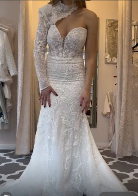 Second Hand Brautkleid Ich habe das Kleid bei Anactacia Berlin gekauft und das Modell heit Francesca Francesca Fit and Flare Gr. 38 Neu & ungetragen Foto 1