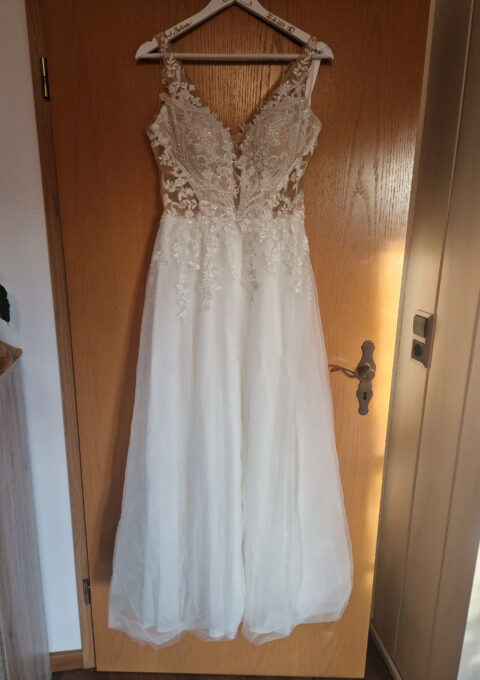 Second Hand Brautkleid Anna Sposa A-Linie Gr. 40 Foto 1