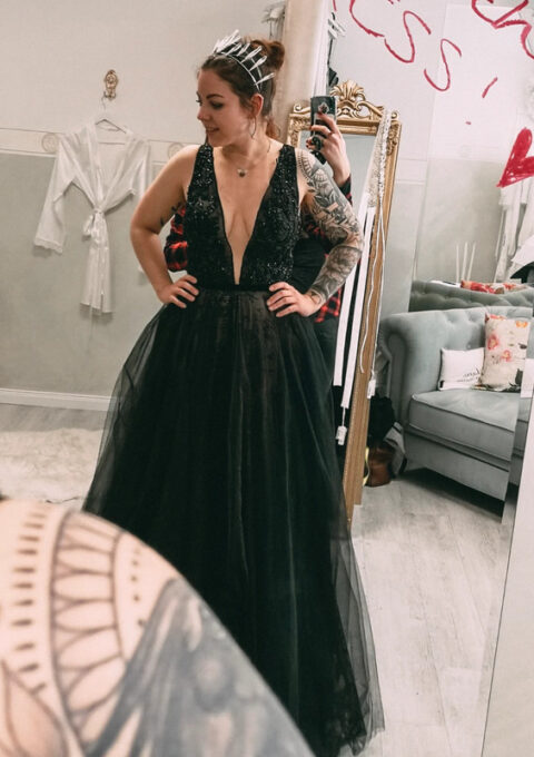 Second Hand Brautkleid Daria Karlozi A-Linie Gr. 40 Foto 1