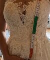 Second Hand Brautkleid Eddy K A-Linie Gr. 38 Maßgeschneidert Foto 6