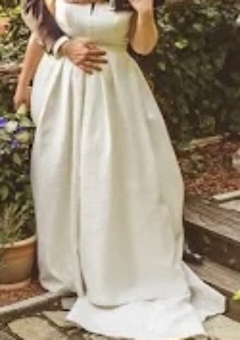 Second Hand Brautkleid Luna Novias Yvette A-Linie Gr. 46 Foto 1