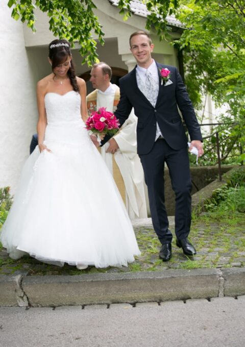 Second Hand Brautkleid A-Linie Gr. 34 Maßgeschneidert Foto 1