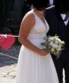 Second Hand Brautkleid Weise Fashion 350412 A-Linie Gr. 48 Foto 5