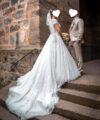 Second Hand Brautkleid Monica Loretti Prinzessin Gr. 38 Maßgeschneidert Foto 1