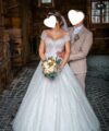 Second Hand Brautkleid Monica Loretti Prinzessin Gr. 38 Maßgeschneidert Foto 2