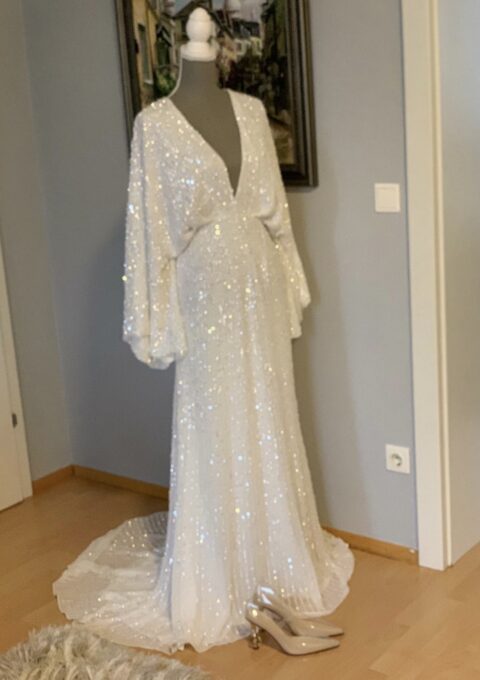 Second Hand Brautkleid Meerjungfrau Gr. 38 Foto 1