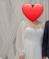 Second Hand Brautkleid HBH Brautmoden Hamburg A-Linie Gr. 48 Maßgeschneidert Foto 2
