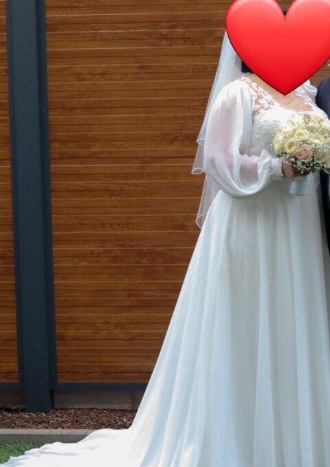 Second Hand Brautkleid HBH Brautmoden Hamburg A-Linie Gr. 48 Mageschneidert Foto 1