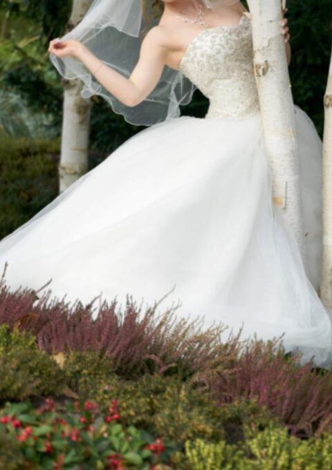 Second Hand Brautkleid Prinzessin Gr. 36 Foto 1