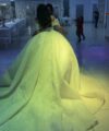 Second Hand Brautkleid Prinzessin Gr. 38 Maßgeschneidert Foto 2