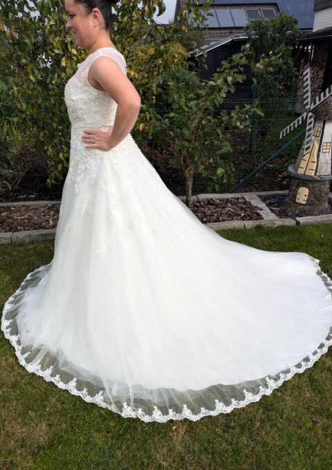Second Hand Brautkleid A-Linie Gr. 46 Foto 1
