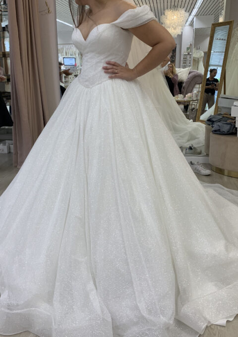 Second Hand Brautkleid Prinzessin Gr. 38 Neu & ungetragen Foto 1