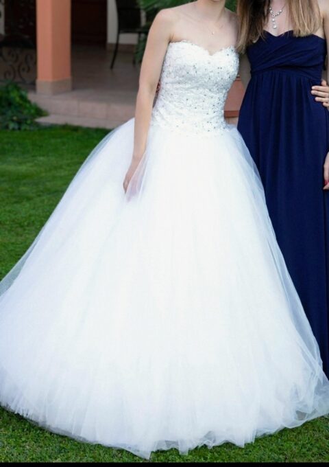 Second Hand Brautkleid Prinzessin Gr. 32 Foto 1