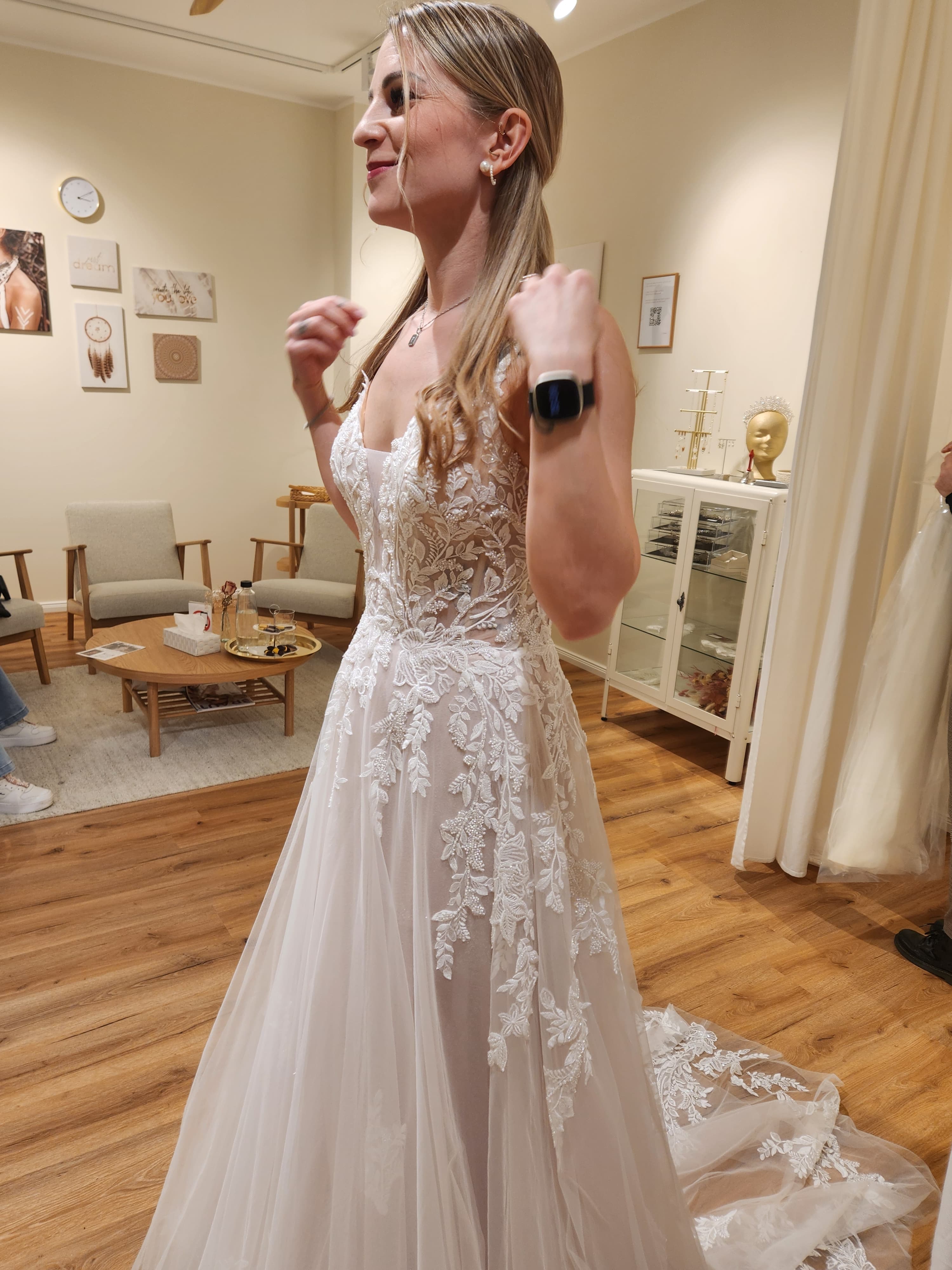 Second Hand Brautkleid · Susannas Brautmode · ALinie · Gr. 36 •