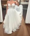 Second Hand Brautkleid Pronovias Boho Gr. 38 Foto 1