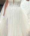 Second Hand Brautkleid Pronovias Boho Gr. 38 Foto 4