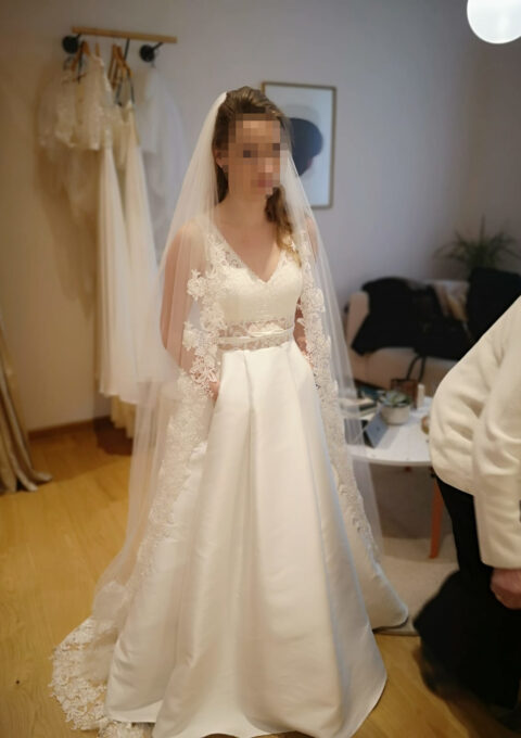 Second Hand Brautkleid Cymbeline A-Linie Gr. 34 Foto 1