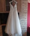 Second Hand Brautkleid Elizabeth Passion / Mode de Pol A-Linie Gr. 40 Foto 6