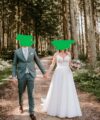 Second Hand Brautkleid Elizabeth Passion / Mode de Pol A-Linie Gr. 40 Foto 2