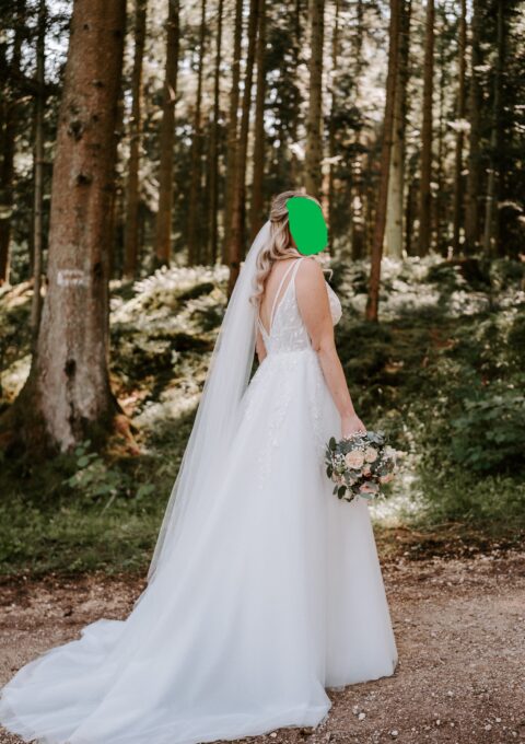 Second Hand Brautkleid Elizabeth Passion / Mode de Pol A-Linie Gr. 40 Foto 1