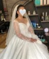 Second Hand Brautkleid Eigenanfertigung aus der Türkei Prinzessin Gr. 40 Maßgeschneidert Foto 1