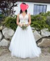 Second Hand Brautkleid 5531 A-Linie Gr. 42 Maßgeschneidert Foto 1