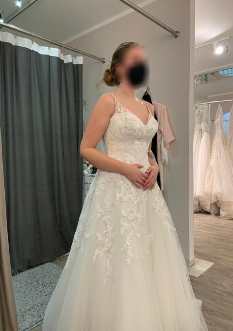 Second Hand Brautkleid A-Linie Gr. 40 Foto 1