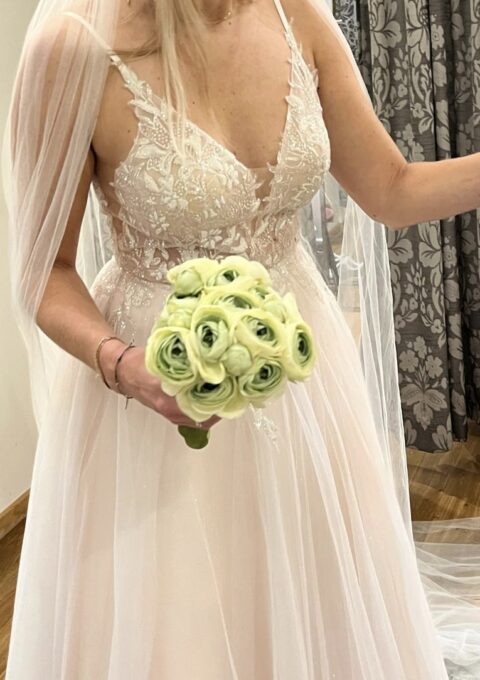 Second Hand Brautkleid Lilly STYLE NR. 08-4202-NU A-Linie Gr. 38 Neu & ungetragen Foto 1