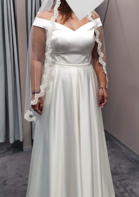 Second Hand Brautkleid Bianco Evento Standesamt Gr. 44 Neu & ungetragen Foto 1
