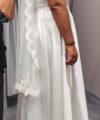 Second Hand Brautkleid Bianco Evento Standesamt Gr. 44 Neu & ungetragen Foto 4