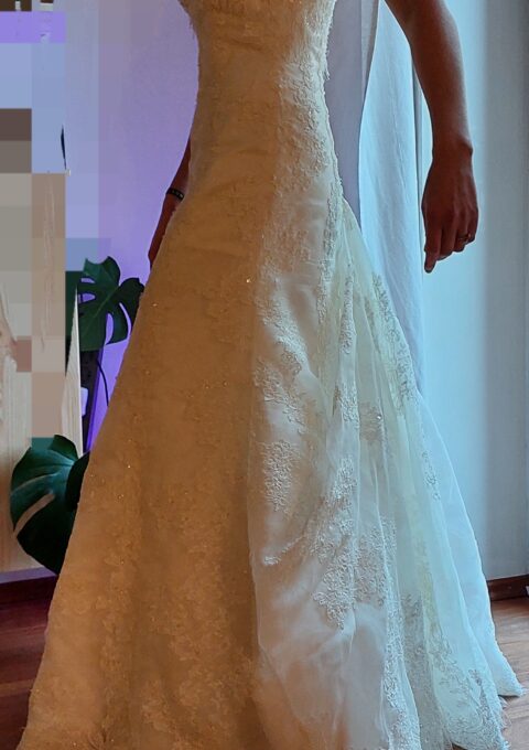 Second Hand Brautkleid Pronovias Barcelona Halifax Fit and Flare Gr. 36 Foto 1
