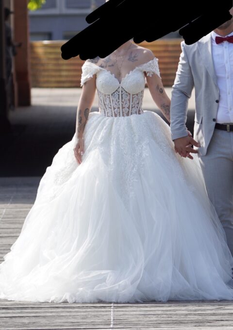 Second Hand Brautkleid Modesa Prinzessin Gr. 36 Maßgeschneidert Foto 1