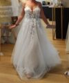 Second Hand Brautkleid Enzoani Olani A-Linie Gr. 36 Neu & ungetragen Foto 2