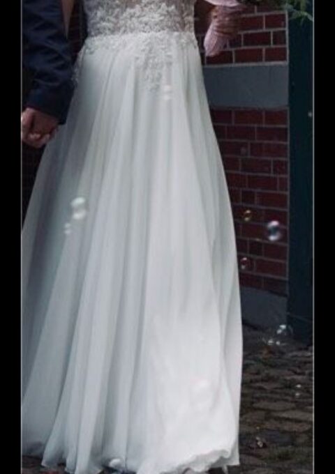 Second Hand Brautkleid A-Linie Gr. 36 Foto 1
