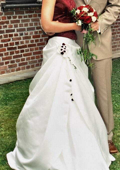 Second Hand Brautkleid Zweiteiler Gr. 34 Foto 1