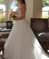 Second Hand Brautkleid MarryFair Cremefarbig Prinzessin Gr. 42 Foto 1