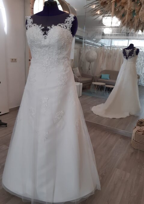 Second Hand Brautkleid A-Linie Gr. 40 Neu & ungetragen Foto 1