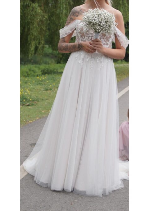 Second Hand Brautkleid Justin Alexander A-Linie Gr. 36 Foto 1