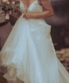 Second Hand Brautkleid A-Linie Gr. 36 Foto 1