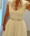 Second Hand Brautkleid Tian van Tastique Susan Hochzeitsdirndl Gr. 40 Foto 4