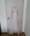 Second Hand Brautkleid Amy Love Zoya / V / Nude / Tüll A-Linie Gr. 42 Maßgeschneidert Foto 7