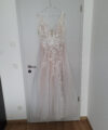 Second Hand Brautkleid Amy Love Zoya / V / Nude / Tüll A-Linie Gr. 42 Maßgeschneidert Foto 8