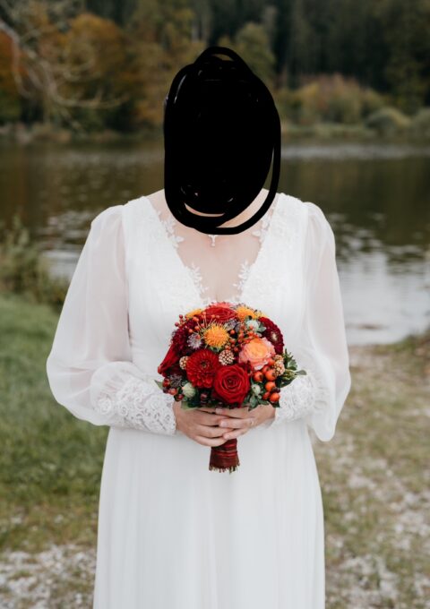 Second Hand Brautkleid Le Rina Kimberli A-Linie Gr. 42 Foto 1