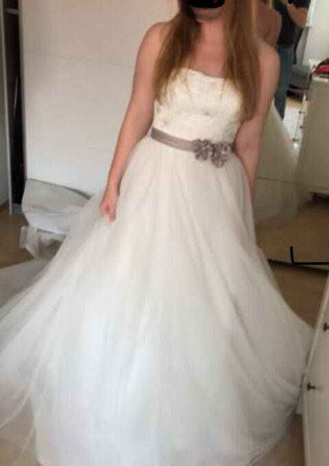 Second Hand Brautkleid Cecile Prinzessin Gr. 36 Foto 1