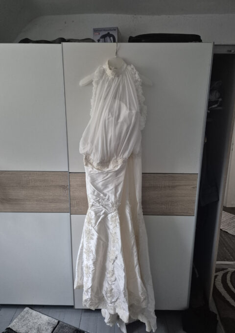 Second Hand Brautkleid Manuel Mota Telma A-Linie Gr. 42 Neu & ungetragen Foto 1