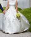 Second Hand Brautkleid Églantine Créations A-Linie Gr. 36 Maßgeschneidert Foto 2