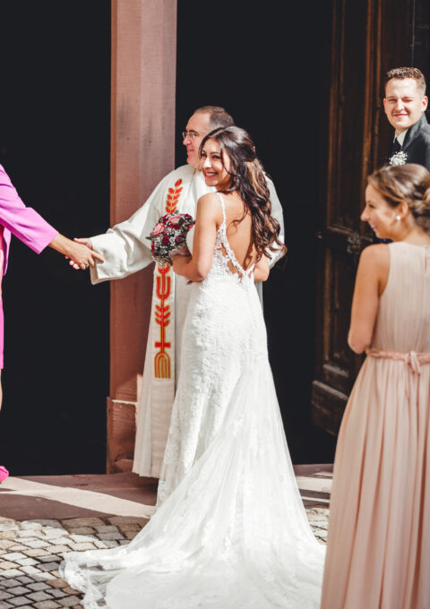 Second Hand Brautkleid Martina Liana Meerjungfrau Gr. 36 Foto 1