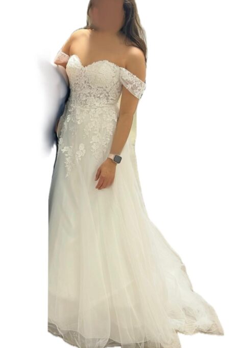 Second Hand Brautkleid Heidi Hudson Maud A-Linie Gr. 38 Neu & ungetragen Foto 1